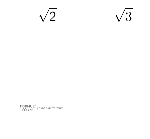 Animazione, Costruzione geometrica della radice quadrata 2 e 3