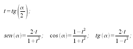 Trigonometria, formule parametriche, seno, coseno, tangente