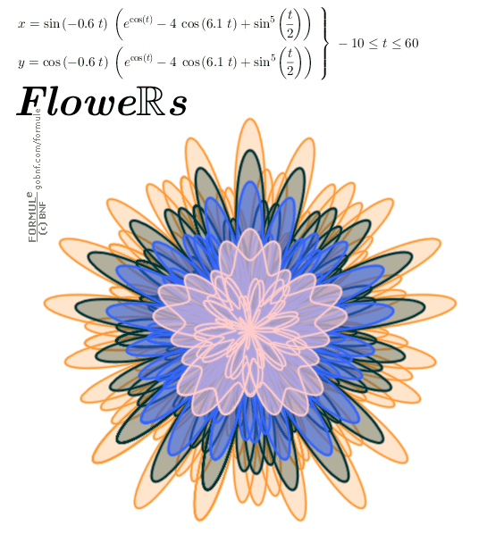 Animazioni matematiche-Curve, galleria, 2D, Fiori, Mathematical animations-Curves, gallery, Flowers