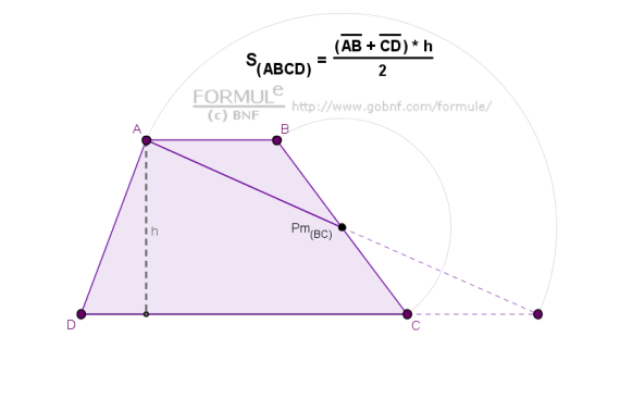 Geometria, Immagine, trapezio equivalente ad un triangolo